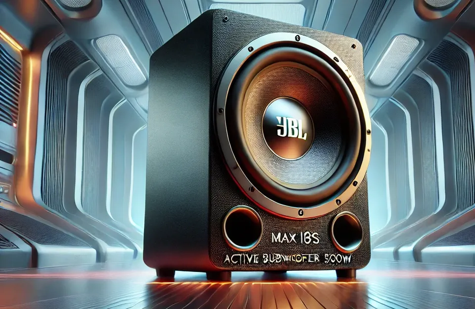 Caixa de Som JBL Max 18S Subwoofer Ativo 500W: Potência e Qualidade de Som para Sua Casa