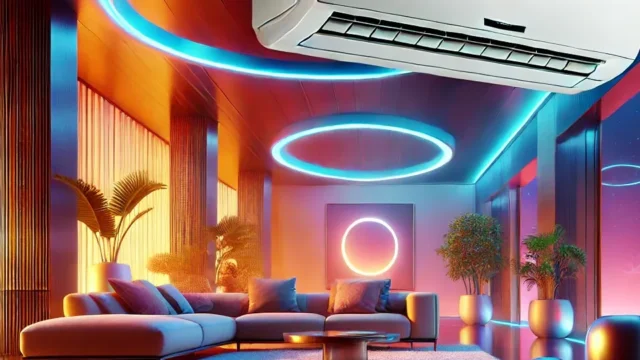 Samsung Ar-condicionado Split Inverter WindFree Connect AI 24.000 BTUs Frio Sem Vento AR24DYFAAWKNAZ 220V