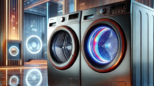 Samsung Lava e Seca WD11M com Digital Inverter 11/7kg – Inox Look