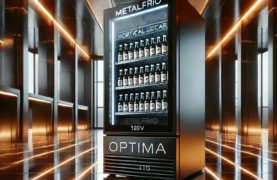 Cervejeira Metalfrio Vertical 336 Litros Optima Preto VN28FP 110V: Eficiência e Design Impecável