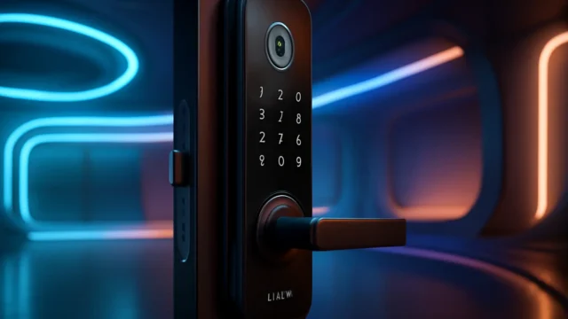 Fechadura Digital de Embutir Wi-Fi com Biometria Elsys ESF-DE4000B - Abertura via Biometria, Senha Numérica e Aplicativo