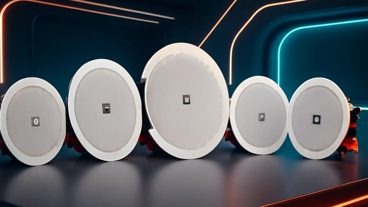 Cinco Principais Modelos de caixa de som de embutir no teto JBL