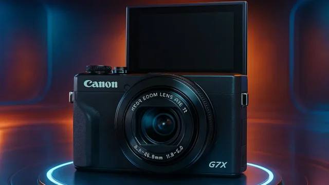 Canon Powershot G7X Mark III com Vídeo 4K e Wi-Fi