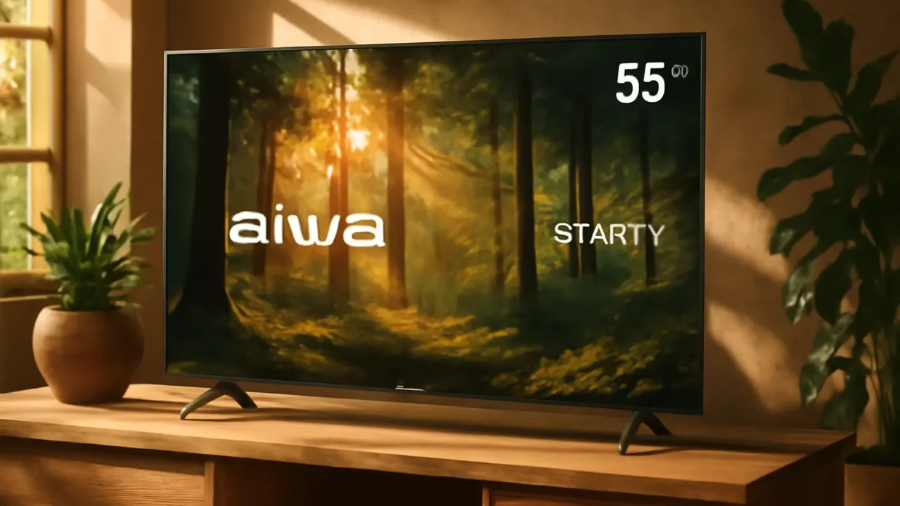Principais Cinco smart tv aiwa 55