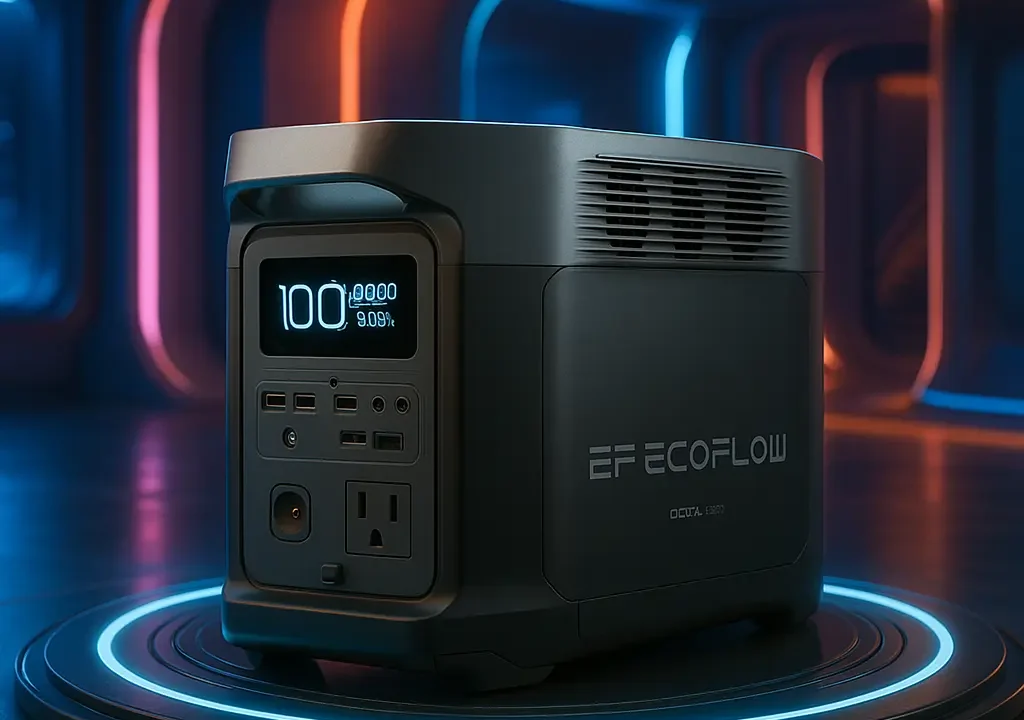 EF ECOFLOW DELTA 2 Max: Energia Portátil com Carga Rápida e Alta Potência