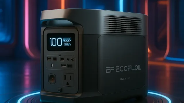 EF ECOFLOW DELTA 2 Max: Energia Portátil com Carga Rápida e Alta Potência