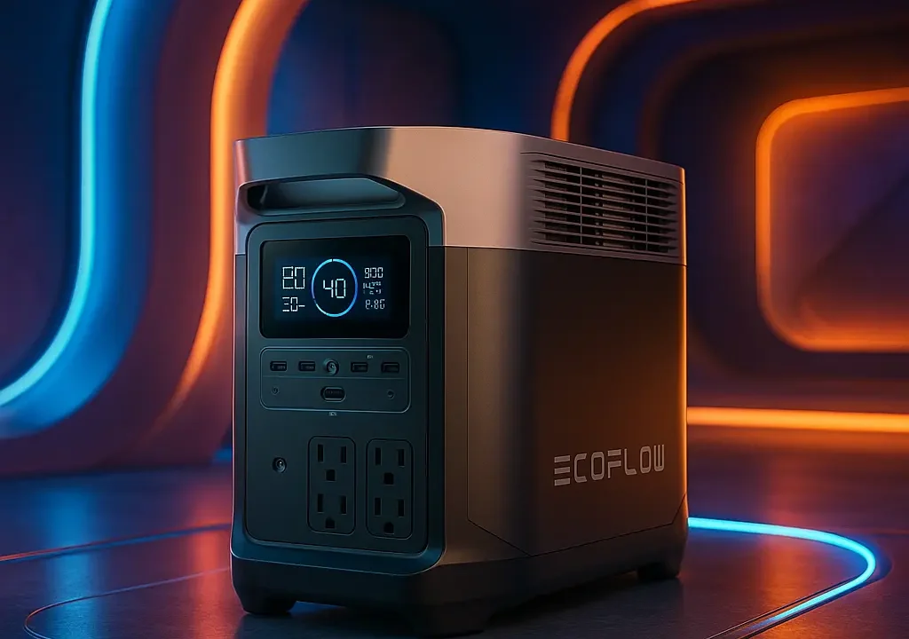 EF ECOFLOW DELTA 2 Max: Energia portátil rápida e poderosa