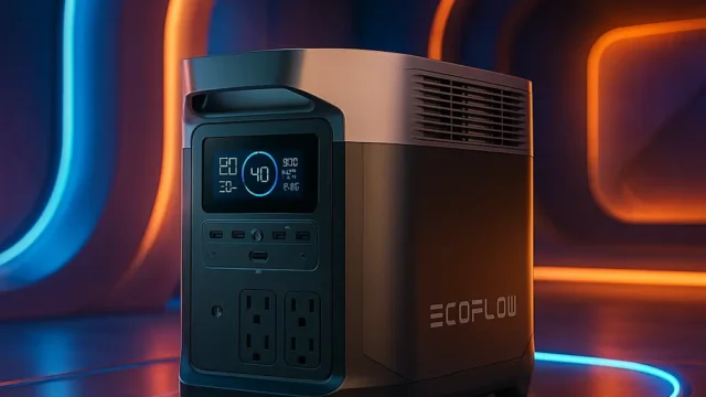 EF ECOFLOW DELTA 2 Max: Energia portátil rápida e poderosa