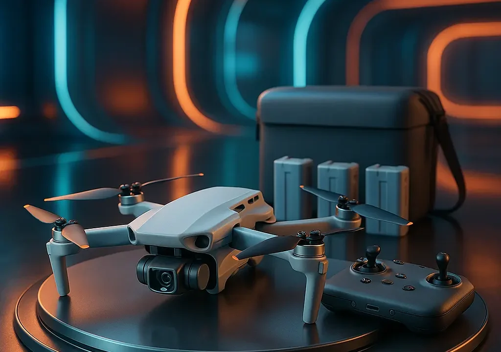 Combo Mini 4 Pro Fly More: Drone dobrável 4K HDR com extras