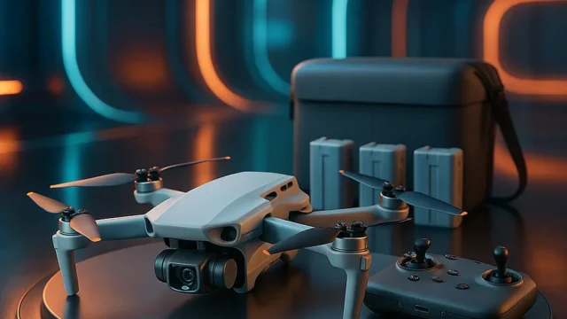 Combo Mini 4 Pro Fly More: Drone dobrável 4K HDR com extras