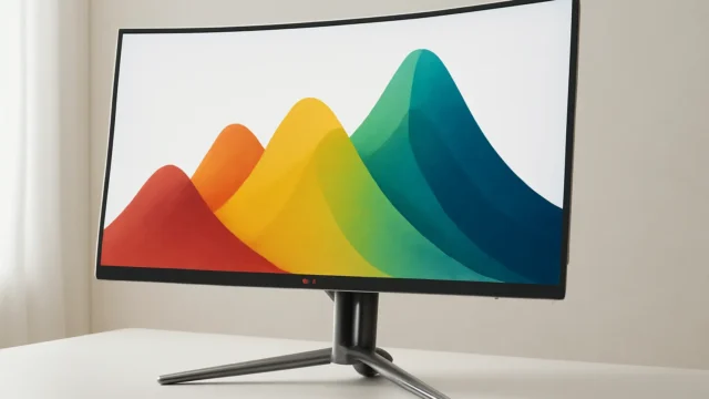 Principais Cinco monitor Agon curvo