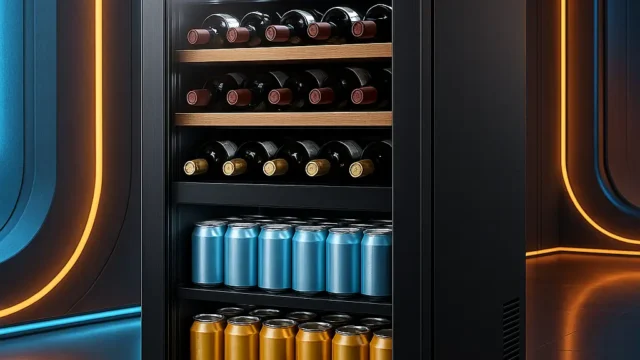 M.Prime VinoBeer Inverter Smart: Adega e Cervejeira Embutida 2 em 1