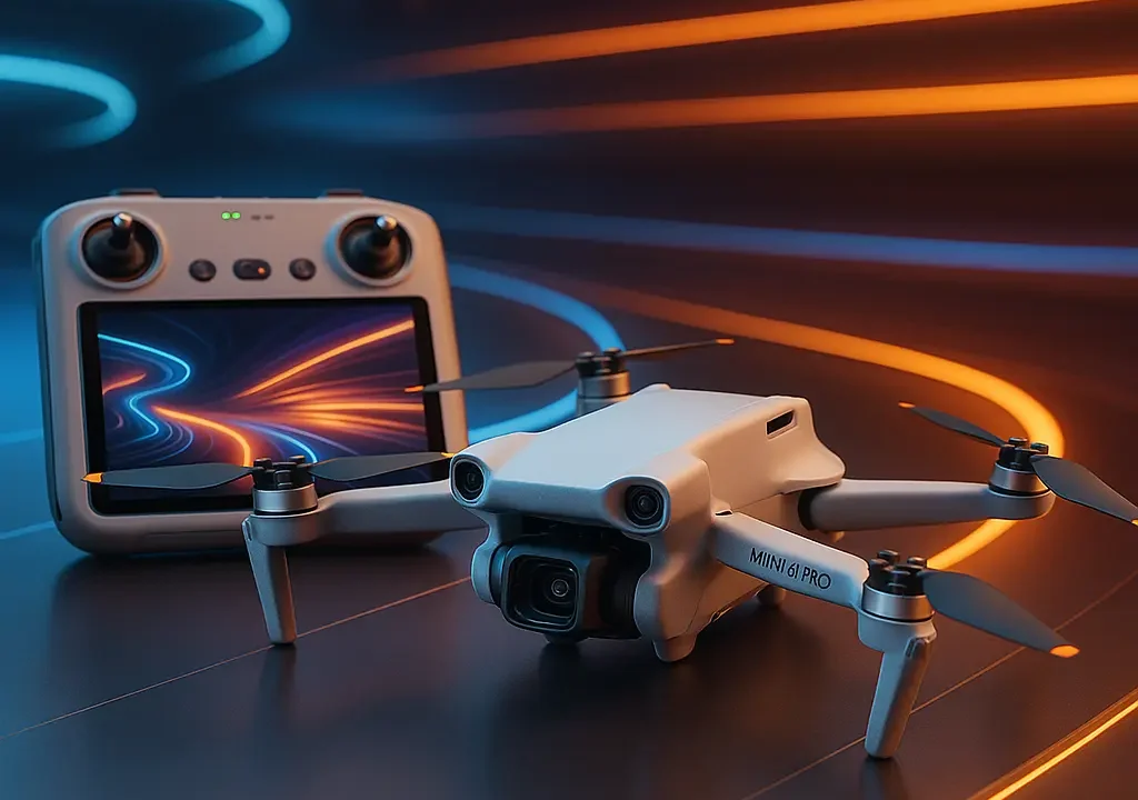 Drone DJI Mini 4 Pro Fly More Combo com Tela – Portabilidade e Tecnologia de Ponta