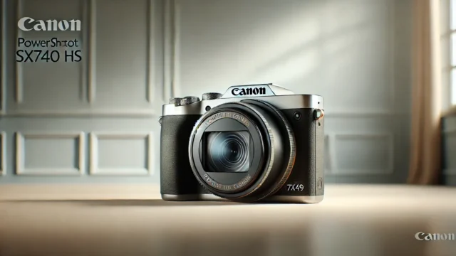 Canon 7549 Powershot SX740 HS: Câmera Compacta com Zoom de 40x