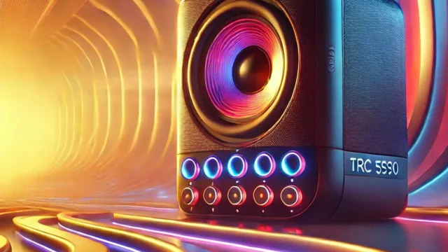 TRC 5590 Caixa de Som com Bluetooth e LED 1000W