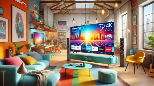 Hisense Smart TV UHD 4K 70" 70A6N com HDR10+ e Dolby Vision