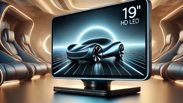 TV 19 polegadas HD LED portátil para veículos