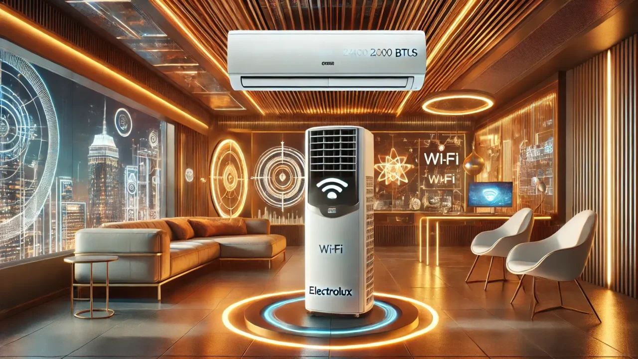 Ar-Condicionado Split Inverter 24000 BTUs Electrolux Color Adapt com Wi-Fi Só Frio