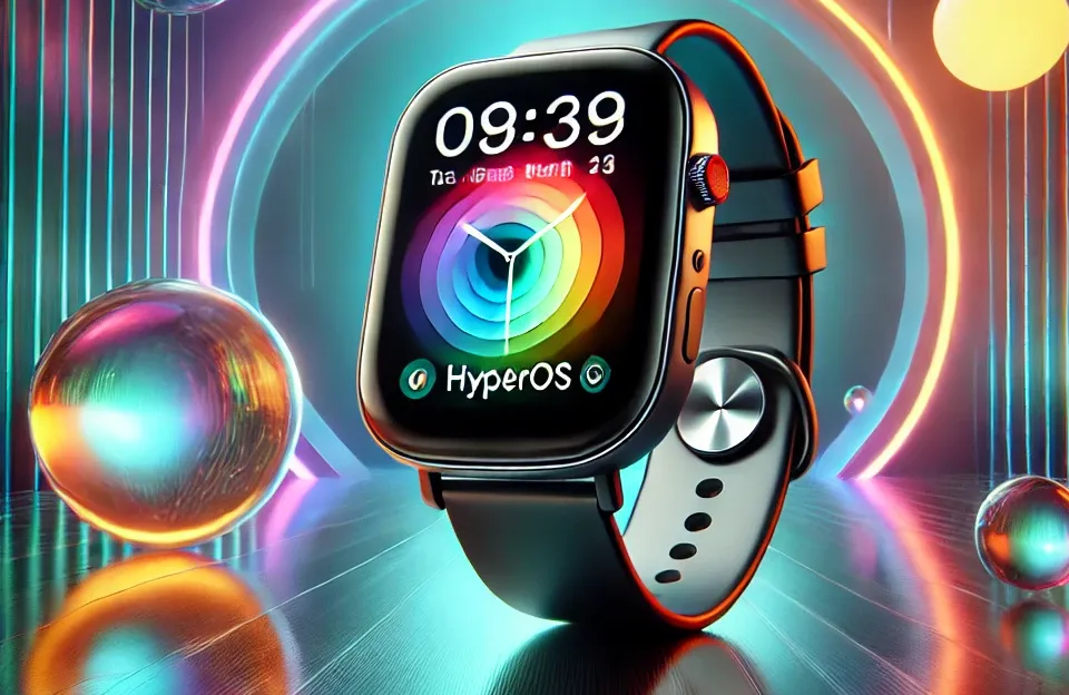 Smartwatch Xiaomi Redmi Watch 4 com tela OLED e HyperOS