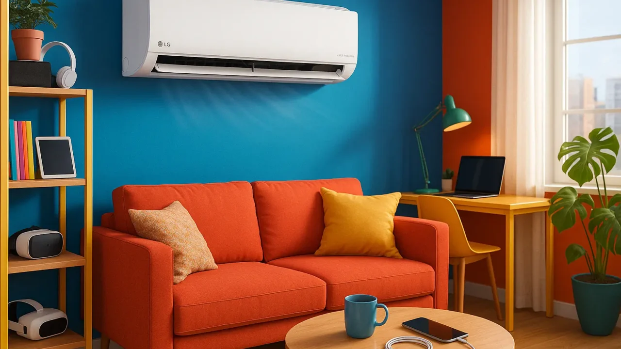 LG Dual Inverter Voice +AI 18000 BTUs: Silêncio, Conforto e Tecnologia