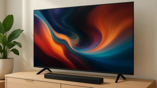 Smart TV Samsung 50Q60D + Soundbar: Qualidade e Som Imersivo