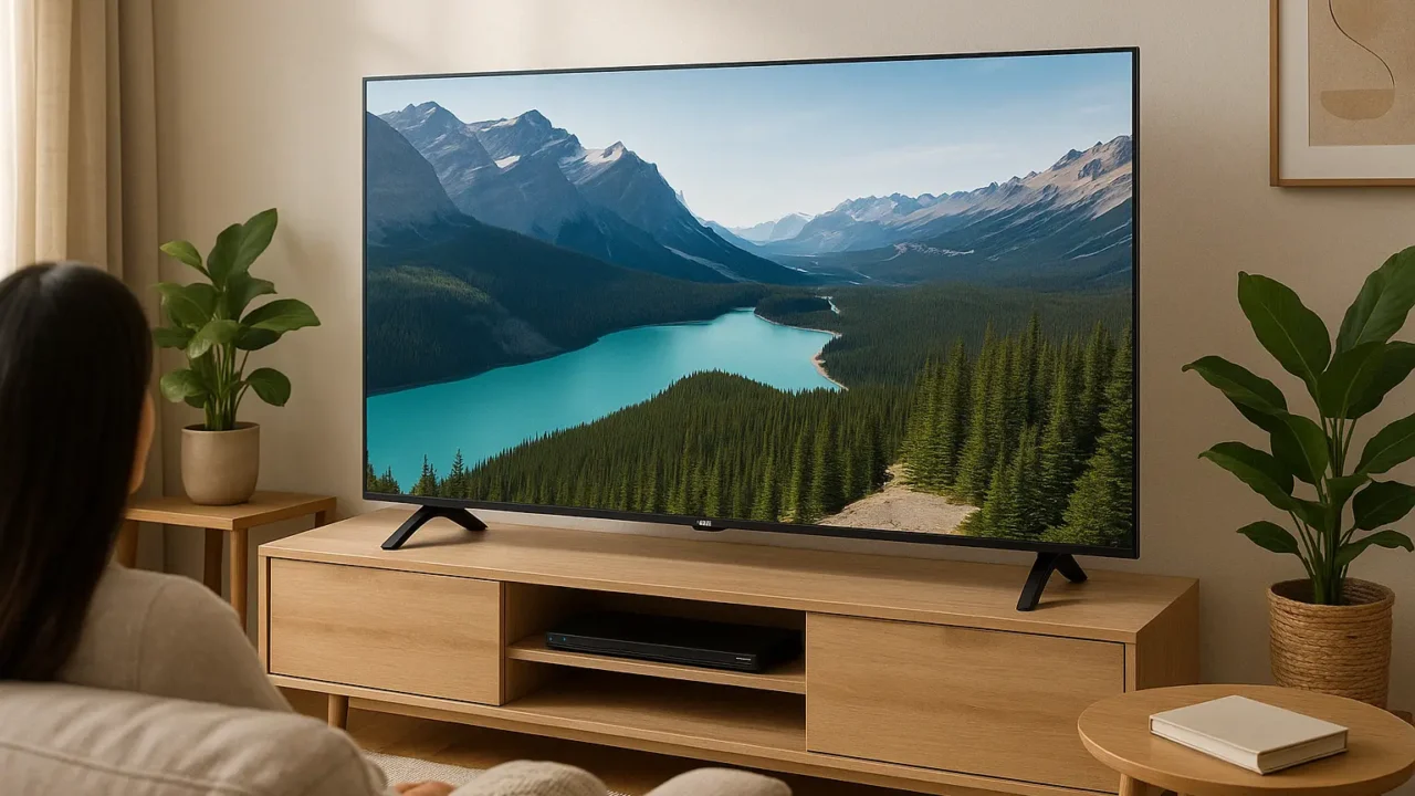 Smart TV 55" LG 4K com ThinQ AI e Alexa: Imersão e Inteligência