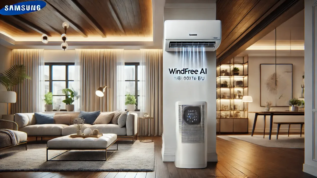 Ar Condicionado Split Hi Wall Samsung WindFree AI Inverter 18.000 Btus Frio 220v R-32