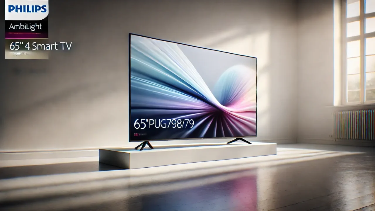 Smart TV Philips Ambilight 65" 4K 65PUG7908/79: A Melhor Experiência de Imagem e Som