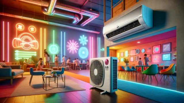 Ar Condicionado Split Hi Wall Inverter LG Dual Voice 18.000 Btus Frio 220V R-32