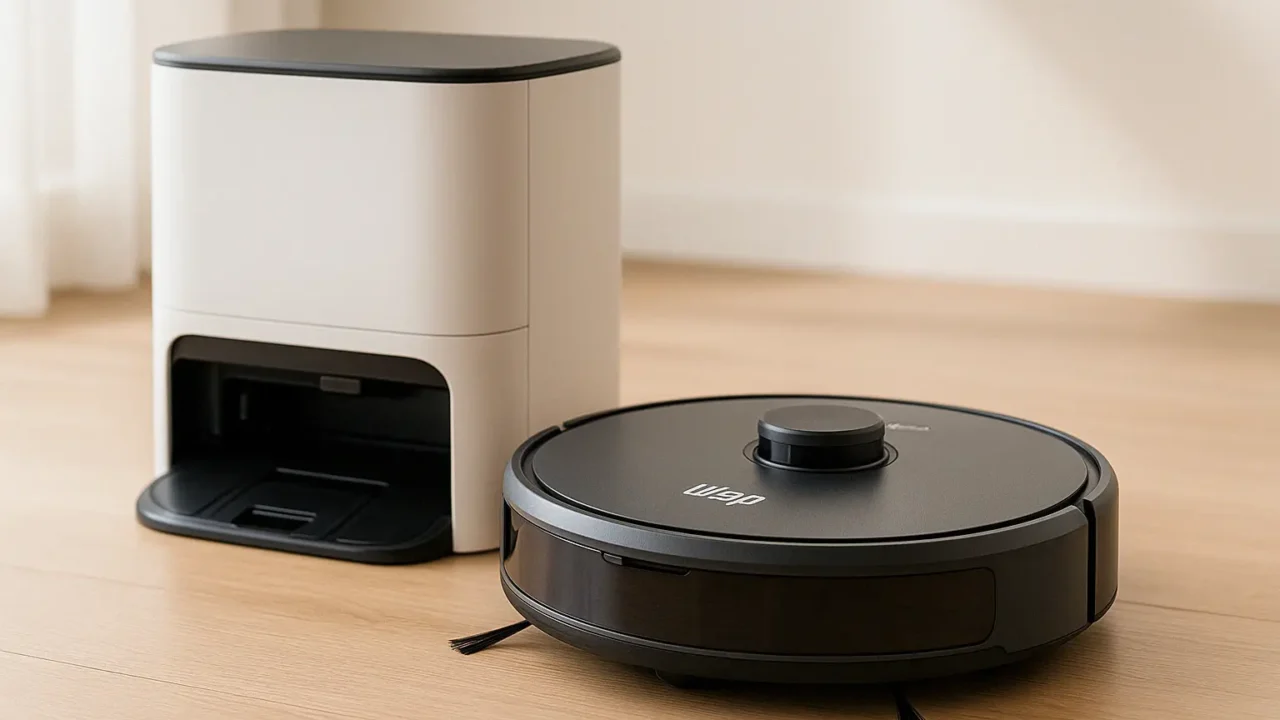 WAP Robô Aspirador ROBOT W4000: Estação Autolimpante e Mapeamento LDS 360°