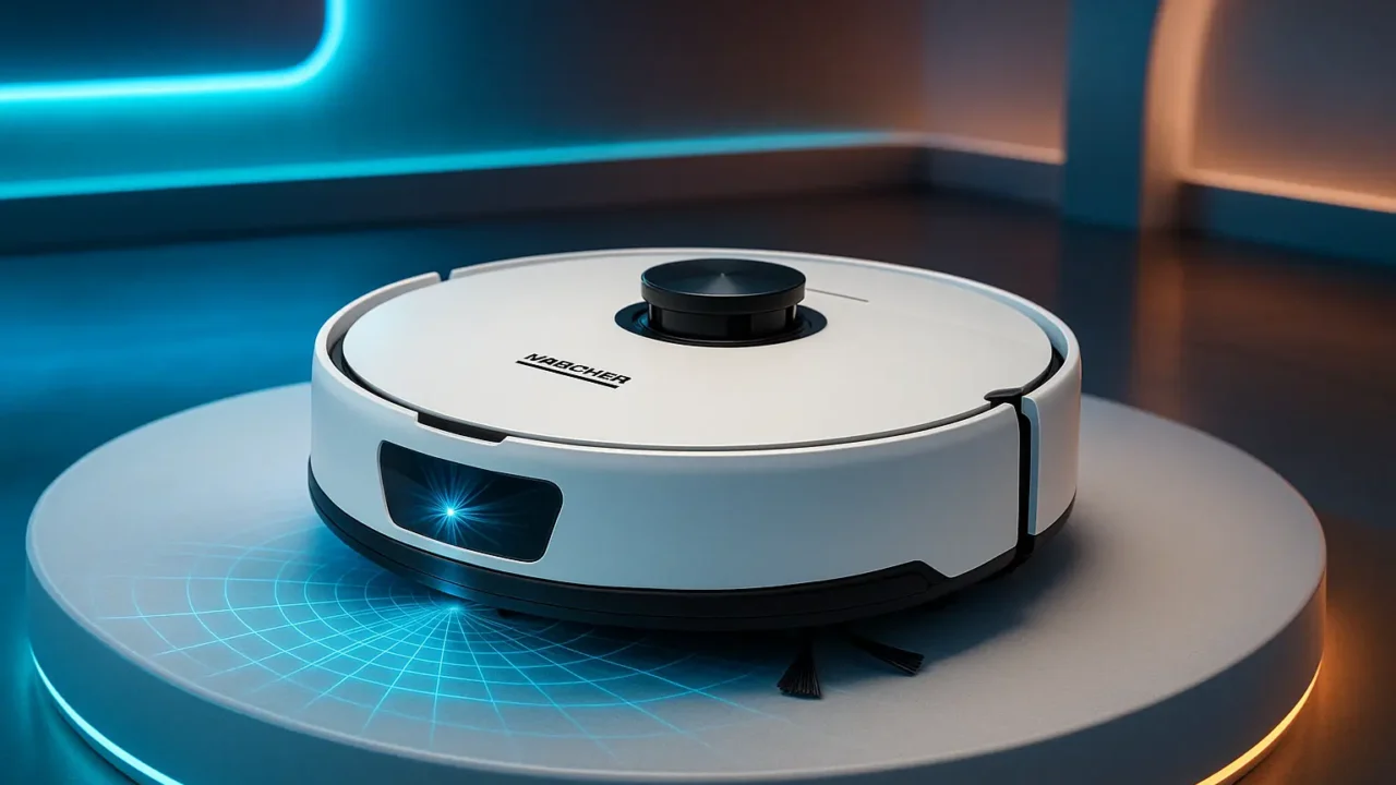 Kärcher Robô Aspirador RCV 3: Limpeza Inteligente com Navegação a Laser
