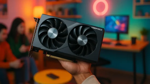GIGABYTE GeForce RTX 4060 WINDFORCE OC 8G com Resfriamento Duplo