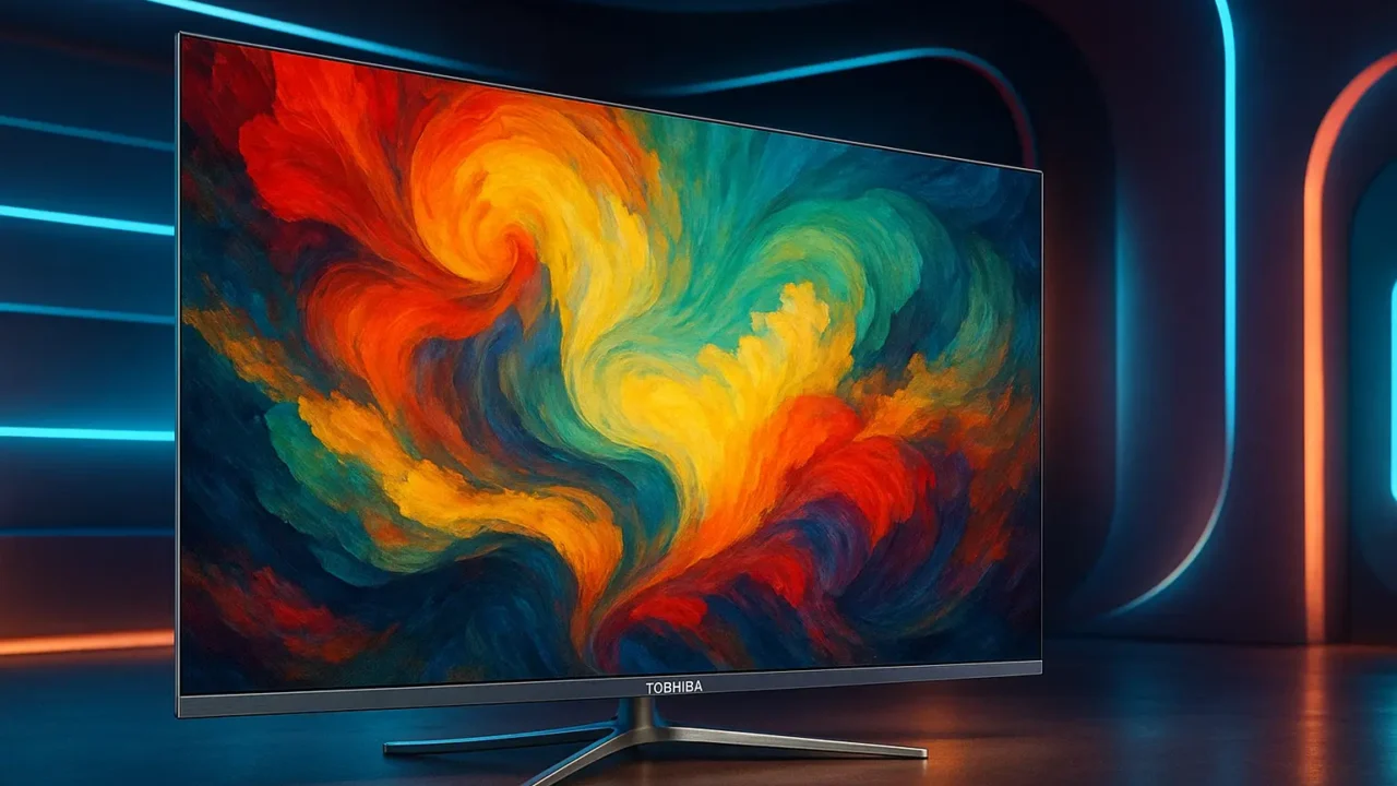 Smart TV Toshiba QLED 4K 55" Vidaa: design sem moldura e Modo Arte
