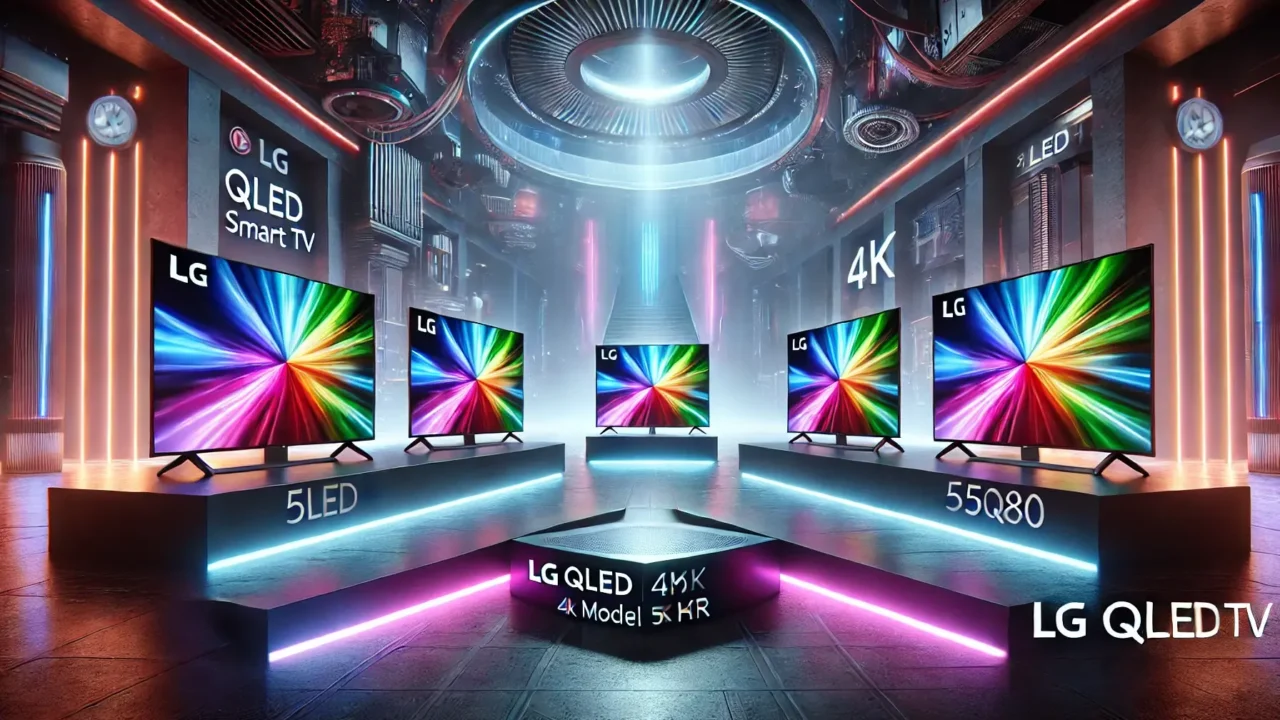 Cinco Principais Modelos de smart TV QLED 55 LG thinq AI 4k hdr 55q80