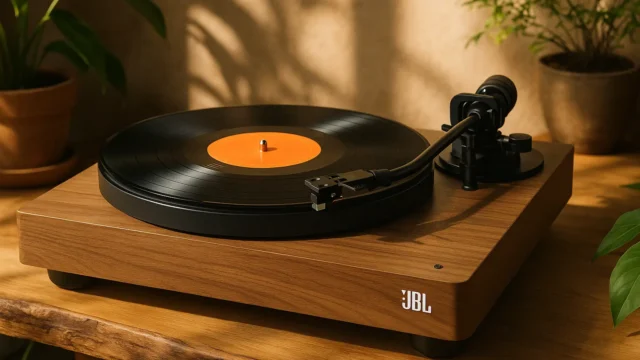 JBL Spinner BT: toca-discos Bluetooth com som imersivo e design premium