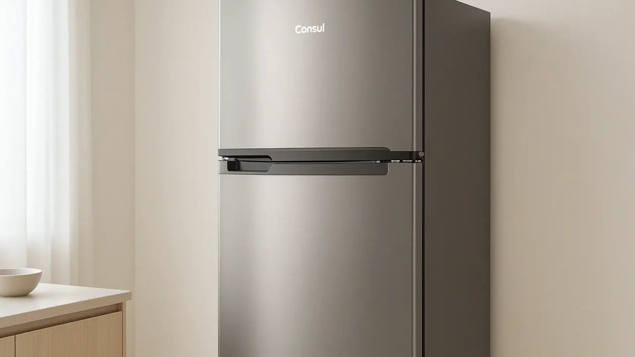 Geladeira Consul Frost Free 386L com Altura Flex Inox