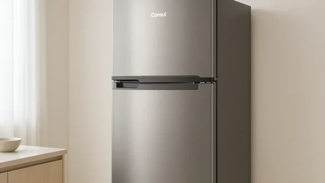 Geladeira Consul Frost Free 386L com Altura Flex Inox