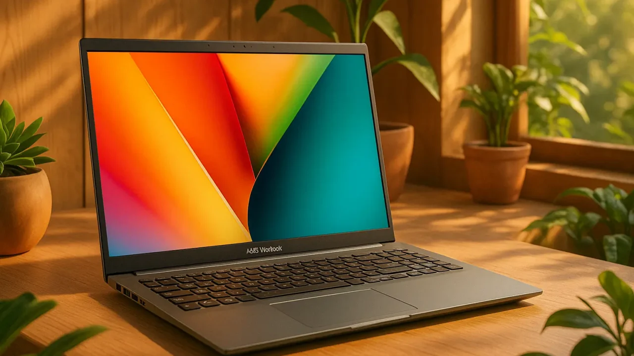 Notebook ASUS VivoBook Go 15 com Ryzen 5 e Tela FHD