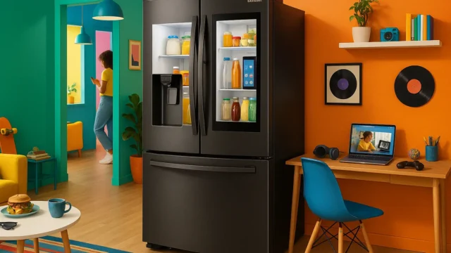 Geladeira Samsung French Door RF27 com Dispenser e All Around Cooling