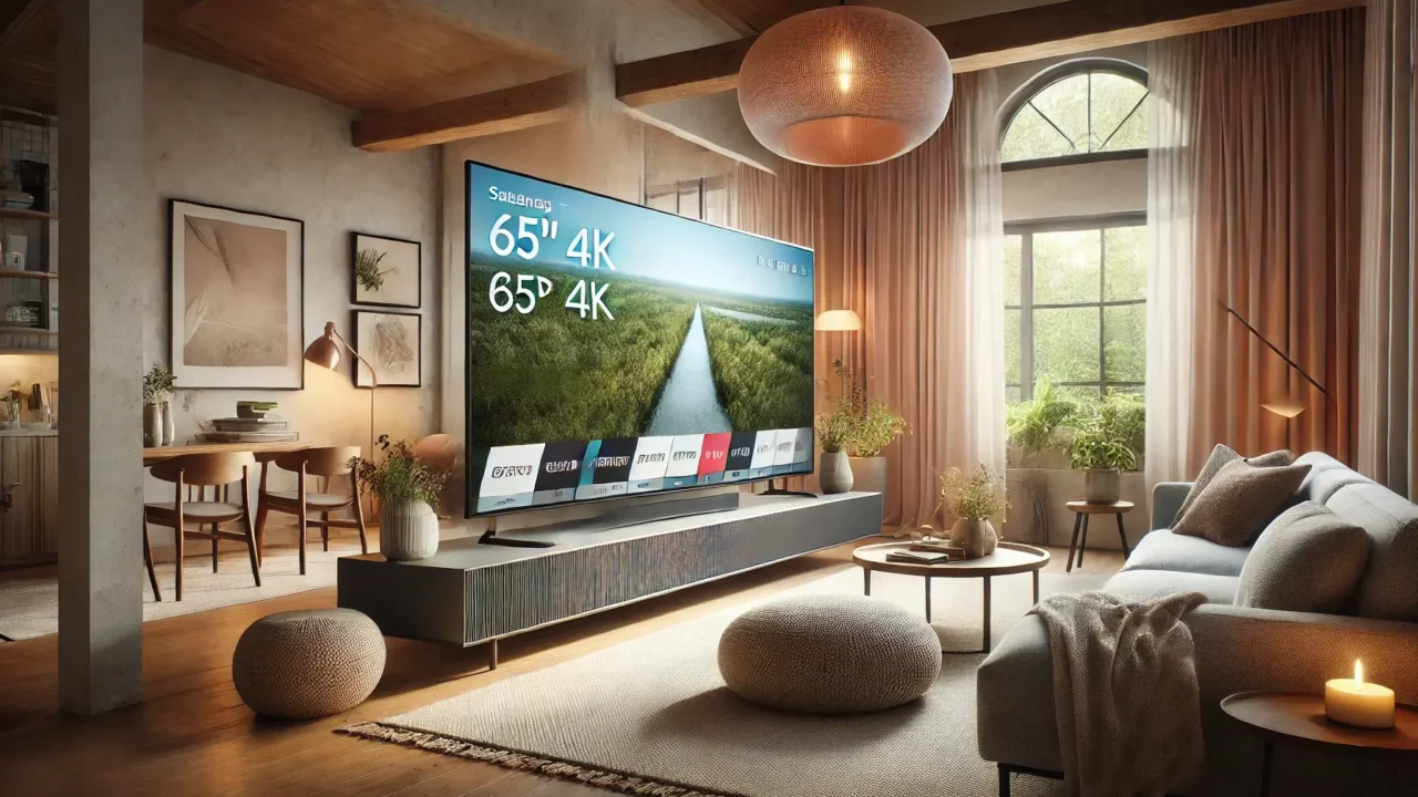 Samsung Smart TV 65" OLED 4K 65S95D - Processador com AI, Livre de Reflexos, HDR OLED Pro AI, Painel até 144Hz