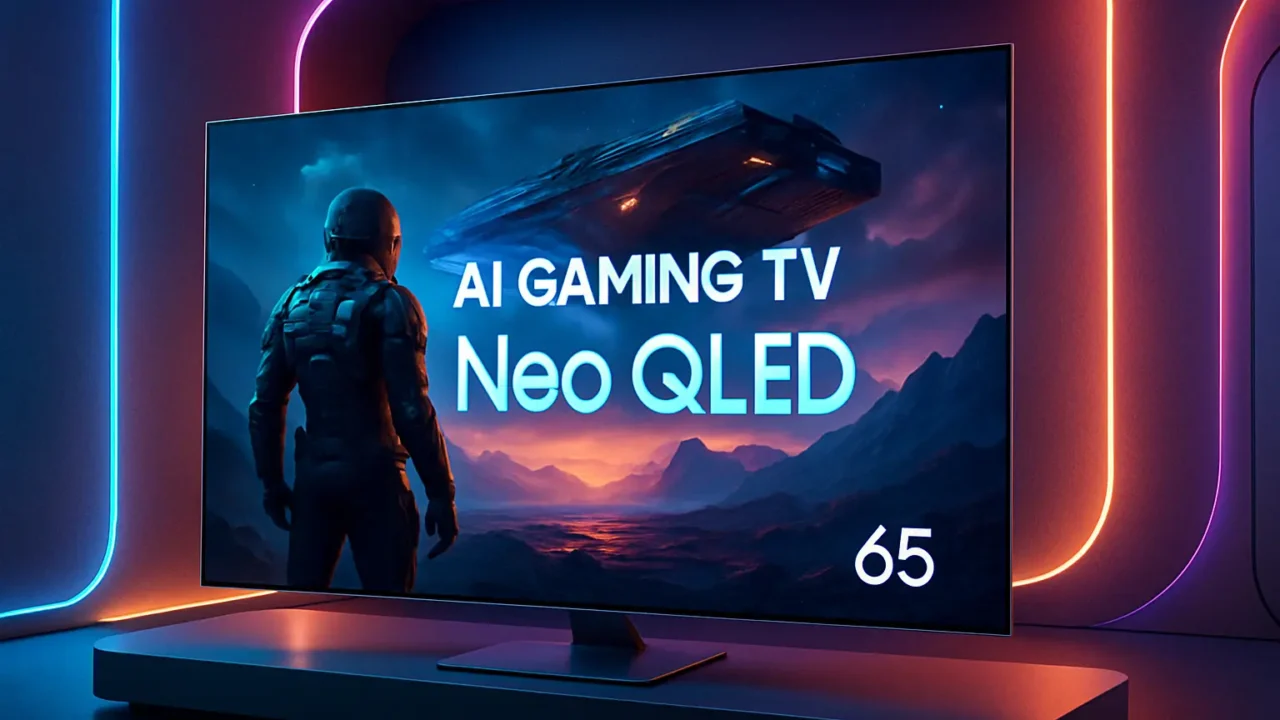 Samsung AI Gaming TV 65" Neo QLED: Imagem e Desempenho com IA