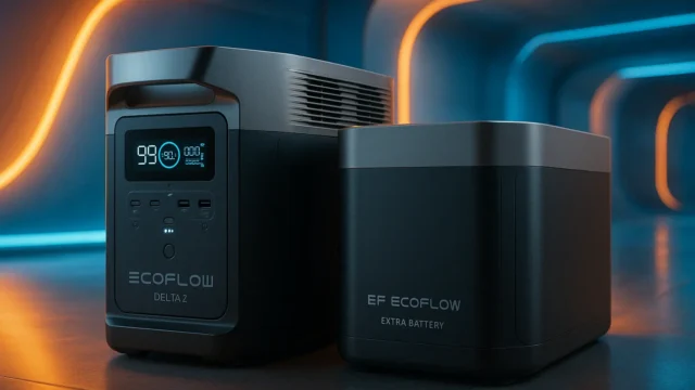 EF ECOFLOW DELTA2 com Bateria Extra: Energia Solar Inteligente