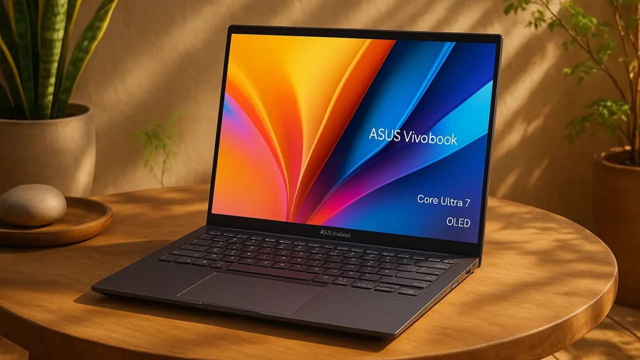 ASUS Vivobook S 14 com Core Ultra 7 e Tela OLED