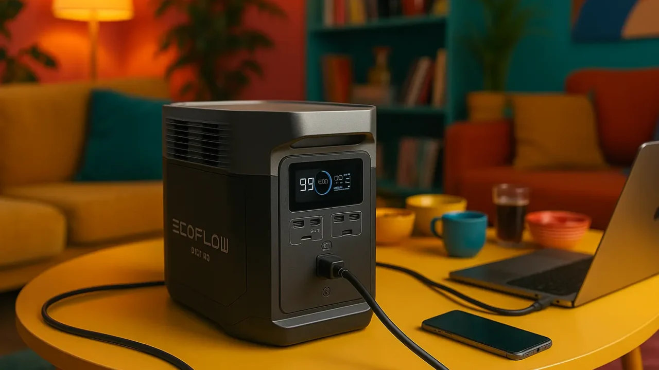 EF ECOFLOW DELTA 2: Energia portátil, rápida e confiável