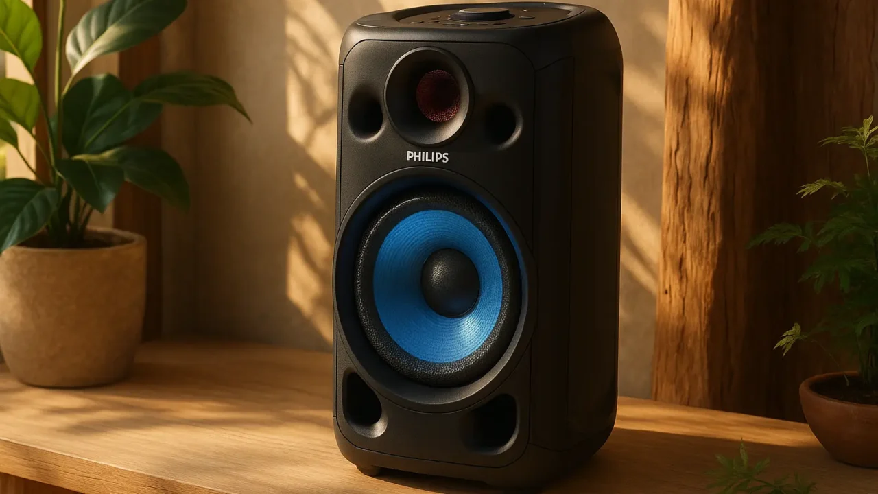 Melhores 5 Caixa de som Philips party speaker bluetooth 1300w tax4209
