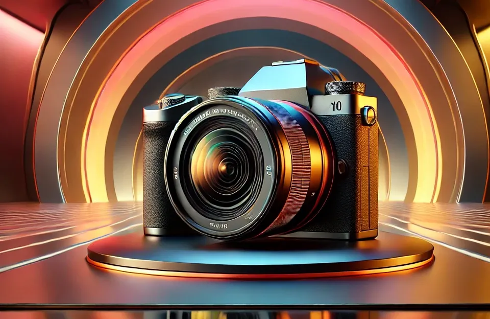 Câmera Canon R10 com lente 18-45mm e vídeo 4K