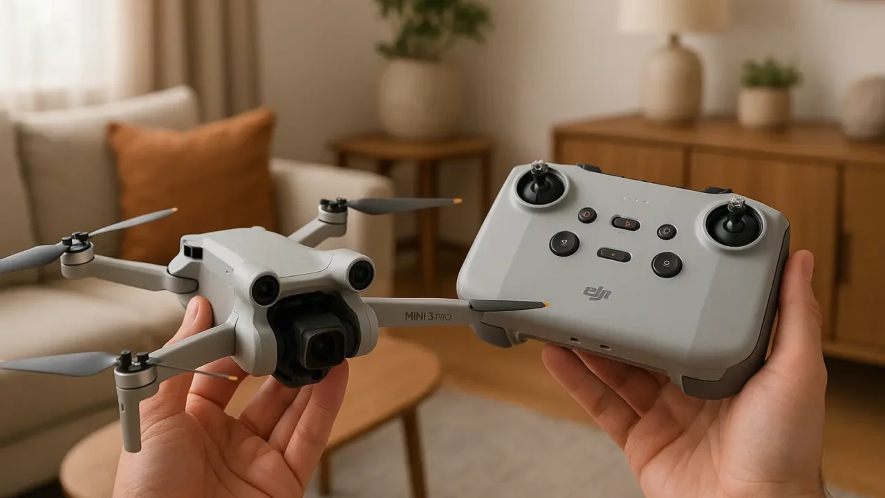Drone DJI Mini 3 Pro com Controle RC-N1: Portátil, Inteligente e Potente