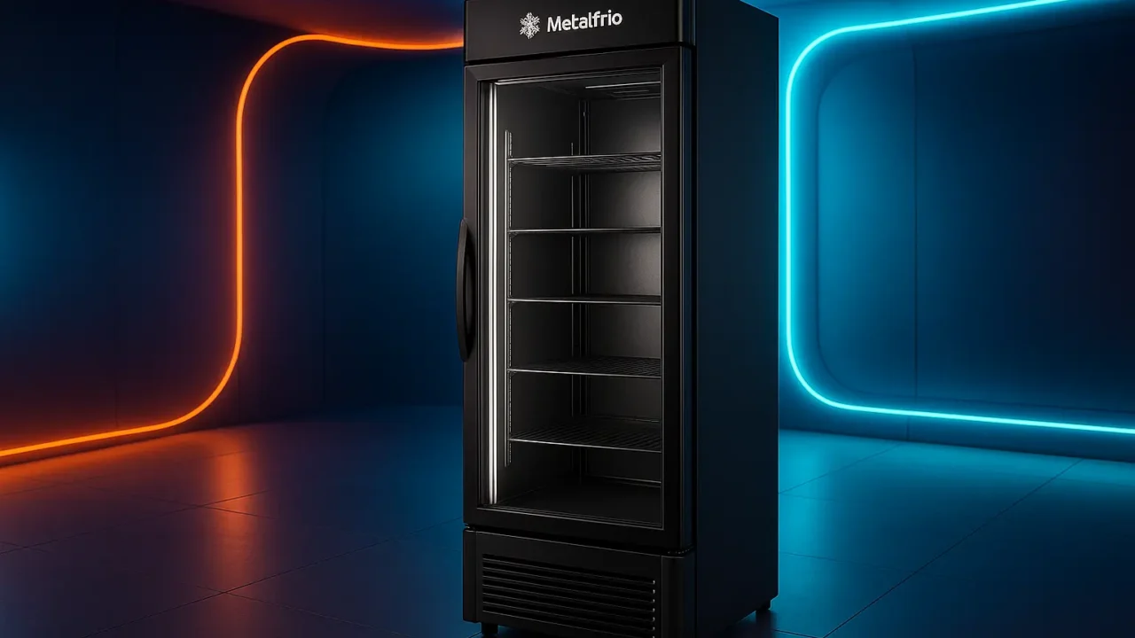 Cervejeira Metalfrio Vertical 584L All Black: potência e estilo