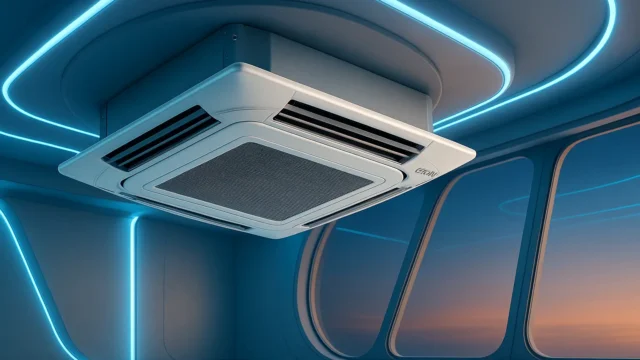 Elgin Cassete Inverter 18000 Btus: potência e eficiência no teto