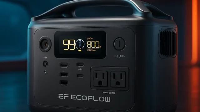 EF ECOFLOW RIVER 2 Pro: Potência Portátil com Bateria LiFePO4